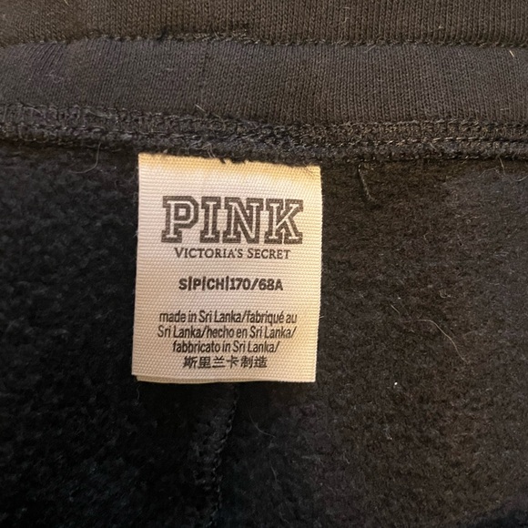 PINK Black Sweatpants - Picture 3 of 5